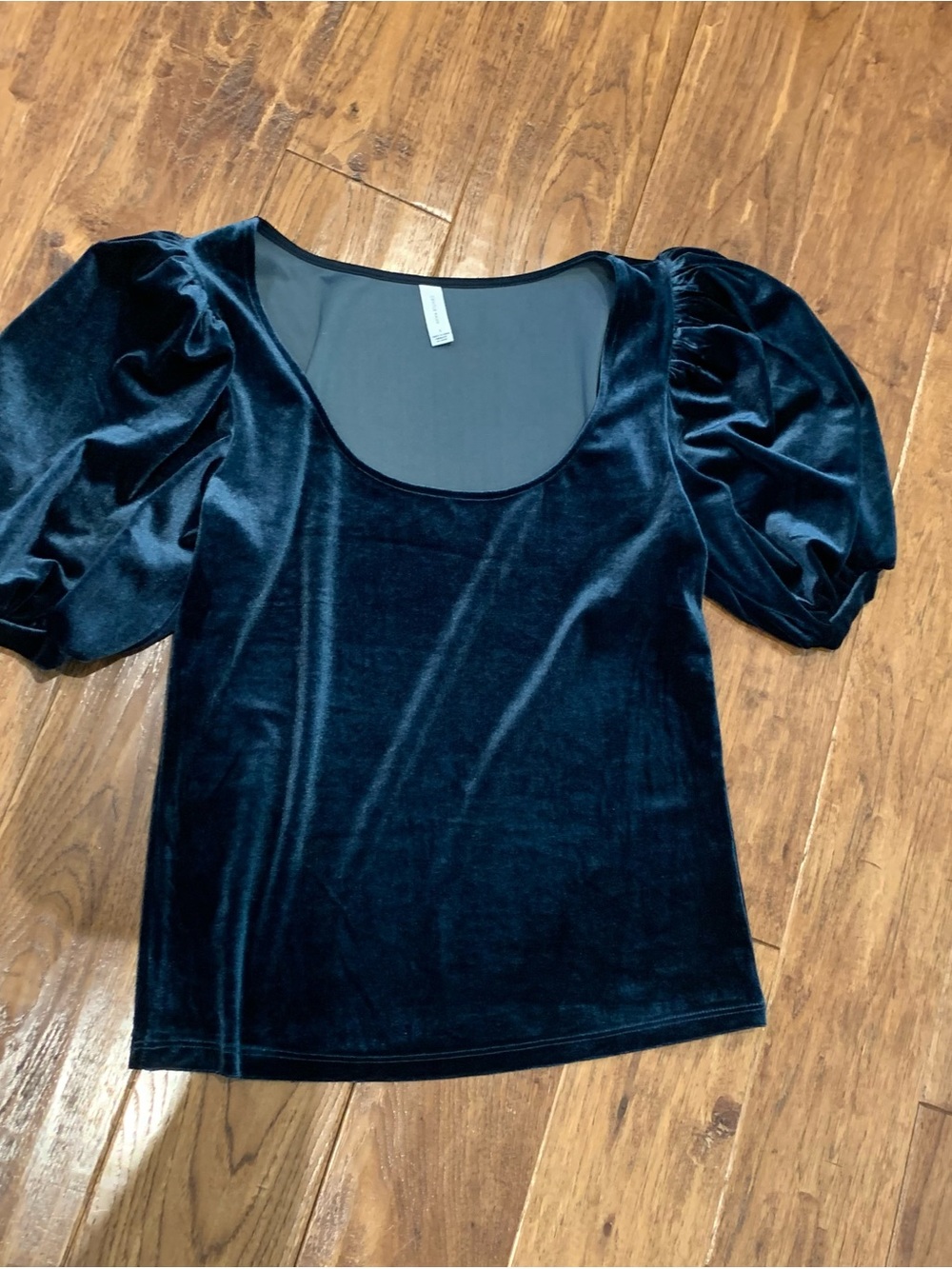 Gentle Fawn Puff Sleeve Scoop Neck Top - Hunter Green